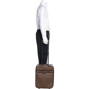 Louis Vuitton Damier Ebene Pegase 45 Rolling Luggage 870224 Brown Coated Canvas Weekend/Travel Bag
