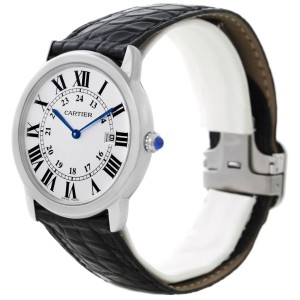 Cartier W6700255 Ronde Solo Steel Mens Watch