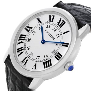Cartier W6700255 Ronde Solo Steel Mens Watch