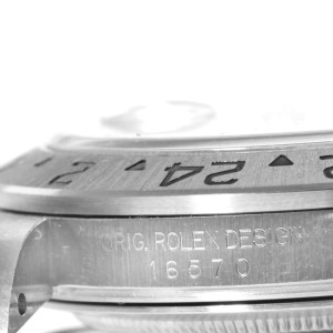 Rolex 16570 Explorer II White Dial Automatic Mens Watch 