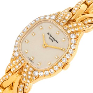 Patek Philippe 4815/3 La Flamme 18K Yellow Gold Diamond Ladies Watch 