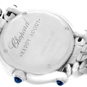 Chopard 27/8250-23 Happy Sport White Dial 5 Floating Diamonds Watch 