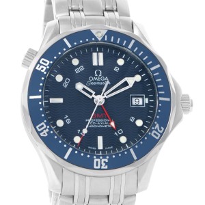 Omega Seamaster Bond 300M GMT Blue Dial Watch