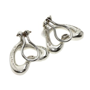 TIFFANY & Co 925 Silver Open heart Earring 