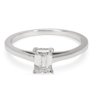 Cartier Emerald Cut Engagement Ring In 