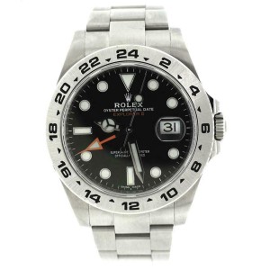 Rolex Explorer II 42MM Black Dial Mens Oyster Watch 216570 Box Papers