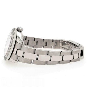 Rolex Datejust 26mm Steel Watch 1.3ct Diamond Bezel/Ivory Diamond Dial