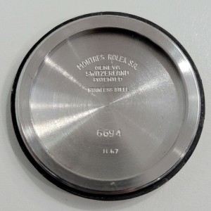 Mens Rolex Oysterdate Precision Ref 6694 34mm Hand-Wind 1960s Vintage RJC101
