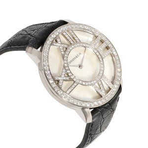 Tiffany & Co. Atlas  Unisex Watch in 18kt White Gold