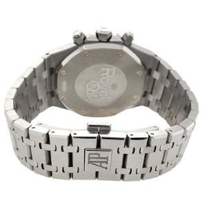 Audemars Piguet Royal Oak 41mm Chronograph Blue Dial Steel Watch 