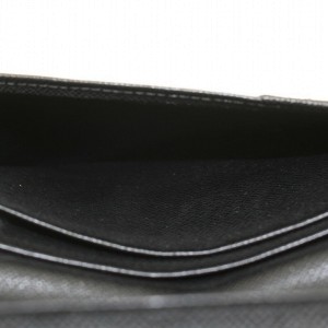 Louis Vuitton Damier Graphite Brazza Long Bifold Wallet Portefeuille 871035