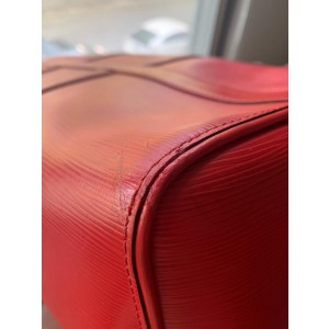 Louis Vuitton LV Supreme Red Epi Keepall Bandouliere 45 With strap
