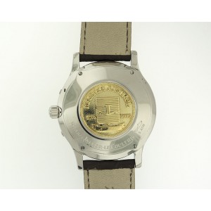 Jaeger-LeCoultre Maser Control Calendar Steel 37mm Silver Dial Watch