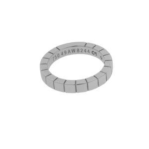 Cartier Lanieres 18K White Gold Band Ring Size 6