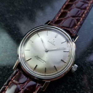 vintage omega manual wind watch