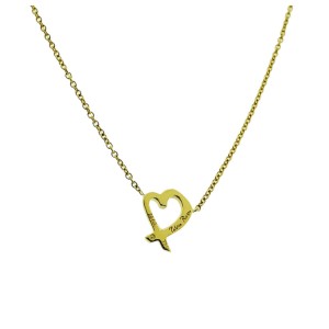 TIFFANY & CO 18k Paloma Picasso Small Loving Heart Necklace