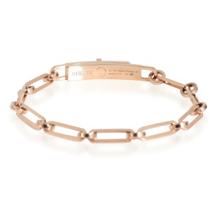 Hermès Kelly Chaine Diamond Bracelet in 18K Rose Gold 