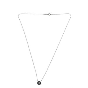Tiffany & Co Platinum Circlet Pendant Circles Of Diamonds Necklace On 16" Chain