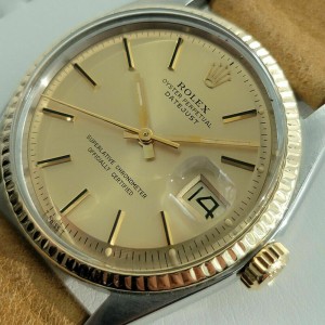 Mens Rolex Oyster   36mm 18k SS Automatic 1970s Vintage Swiss RJC112