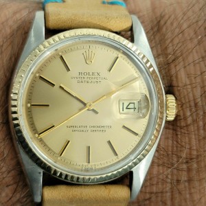 Mens Rolex Oyster   36mm 18k SS Automatic 1970s Vintage Swiss RJC112