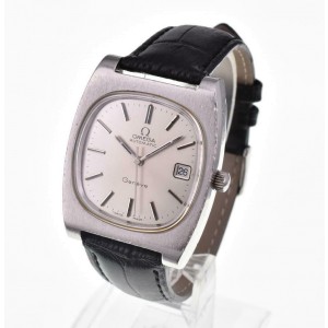 OMEGA 166.019 Stainless Steel leather Automatic Watch