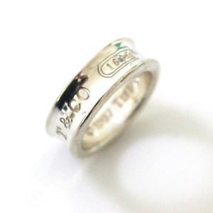 Tiffany & Co. Silver 1837 Narrow Ring