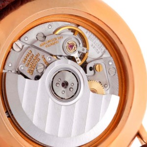 Vacheron Constantin 39005 Patrimony 18K Rose Gold Diamond Watch 