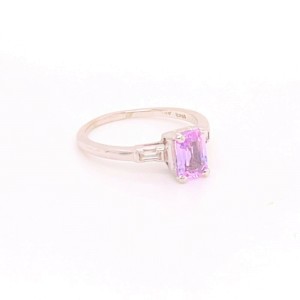 Diamond Sapphire Ring 14k Gold Women 0.95 TCW Certified $1,575 915308