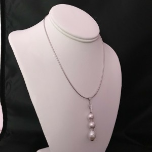 Diamond South Sea Pearl Necklace 14k Gold 12 mm Italy