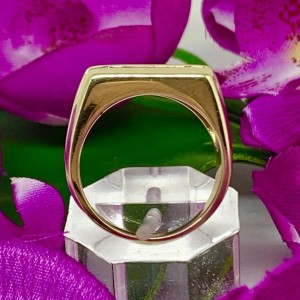 Diamond Ring 14k Gold 2 CTS Princess Cut Unisex Certified $4,200 606238