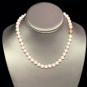 Akoya Pearl Necklace 14k Yellow Gold 16" 8 mm Certified $3,590 113102