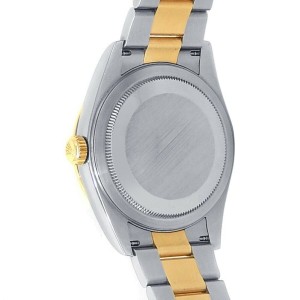 Rolex Sky-Dweller 18k Yellow Gold Stainless Steel Oyster White Mens Watch 