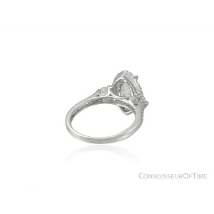 18K White Gold & Diamond Halo Engagement Ring, 1 CT Marquis 1.44 TDW - $13,290