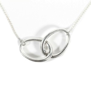 tiffany sterling silver infinity necklace
