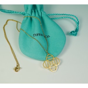 Tiffany & Co. Paloma Picasso Zellige 18K Necklace Pendant 16 Inches