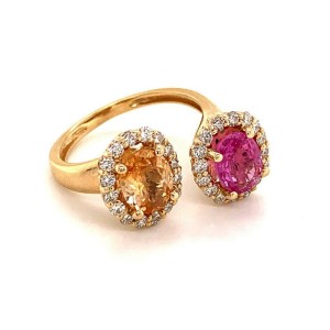 Fine Sapphire & Diamond 4.30 TCW 14 Kt Ladies Ring CERTIFIED $5,950 921530