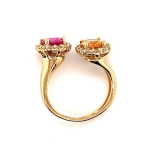 Fine Sapphire & Diamond 4.30 TCW 14 Kt Ladies Ring CERTIFIED $5,950 921530