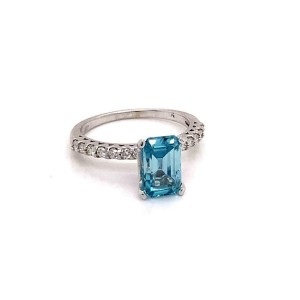 Natural Zircon Diamond Ring 14k Gold 6 Size 2.96 TCW Certified $3,950 110730