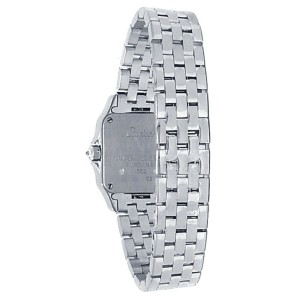Cartier Santos Demoiselle 18k White Gold Diamonds Silver Watch WF9003Y8