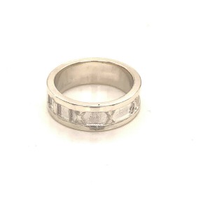 Tiffany & Co Ring Size 4.75 Sterling Silver 4.7 Grams TIF106