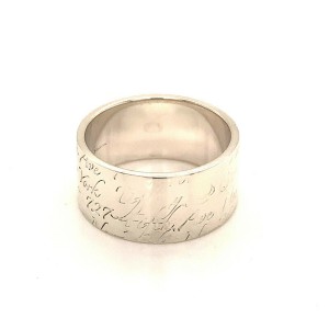 Tiffany & Co Estate Sterling Silver Ring Size 