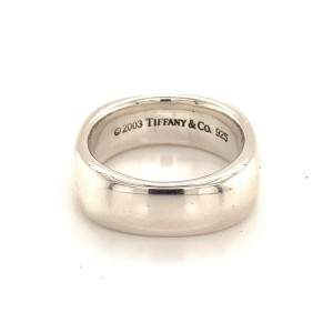 Tiffany & Co Estate Sterling Silver Men's Ring Size 