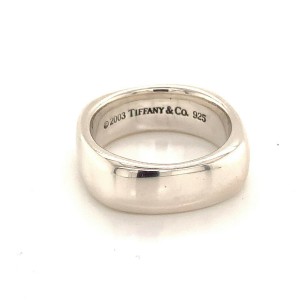 Tiffany & Co Estate Sterling Silver Men's Ring Size 