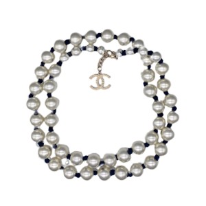 CHANEL - 2016 Jumbo Pearl CC Necklace, CHANEL