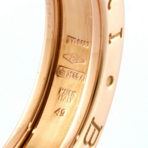 BVLGARI  18K Pink Gold Ring  US5