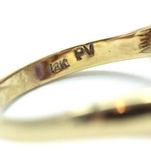Ponte Vecchio diamond/18k yellow gold Ring
