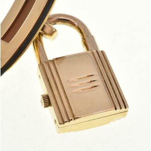 HERMES Kelly Gold Plated Quartz Watch LXGJHW-505