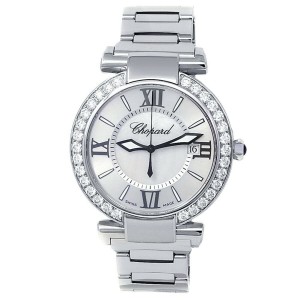 Chopard Imperiale Stainless Steel Automatic Diamonds Ladies Watch 388531-3004