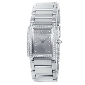 Patek Philippe Twenty-4 18k White Gold Diamonds Grey Ladies Watch 4908/200G-001