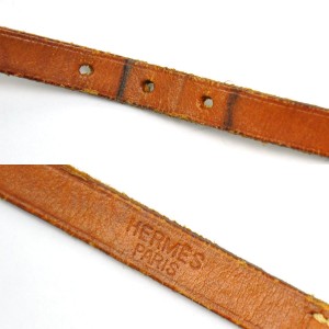 Hermes Leather And Metal Bracelet  
